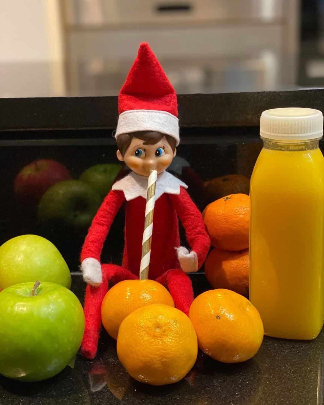 ELF AND FRUIT JUICE