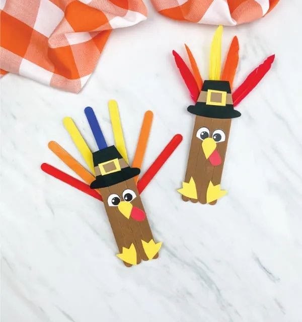 Turkey Popsicle Craft