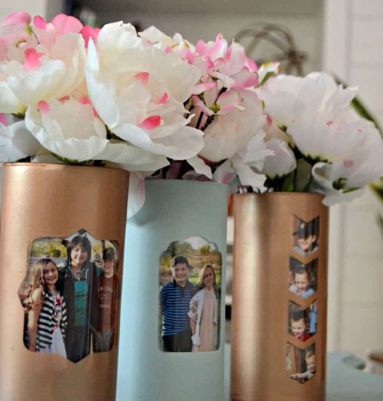 Chic Photo Memory Vases