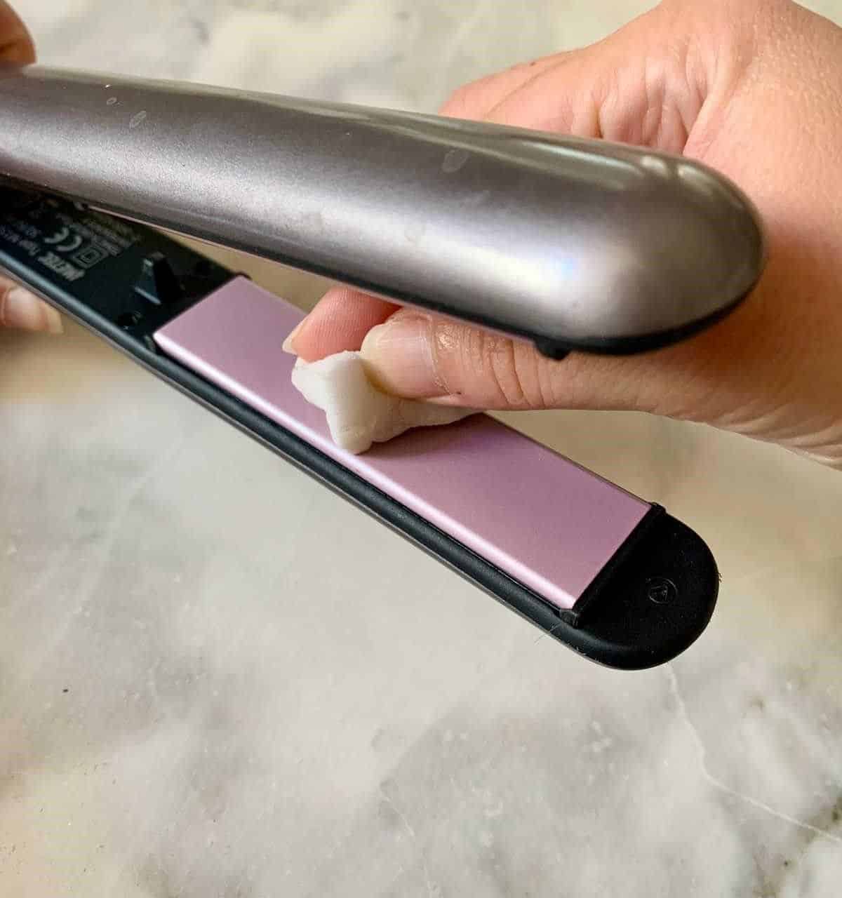 Remove Build-up from Flat Iron or Curler