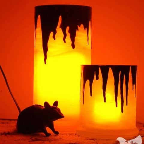 DIY Gory Candle Holders