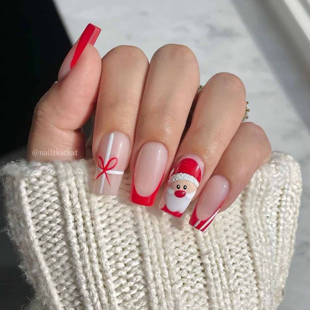 SANTA WINTER NAILS