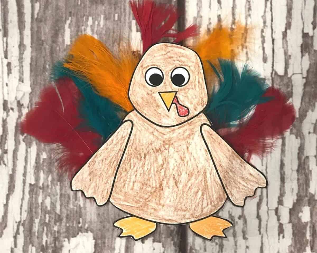 Feather Turkey Craft