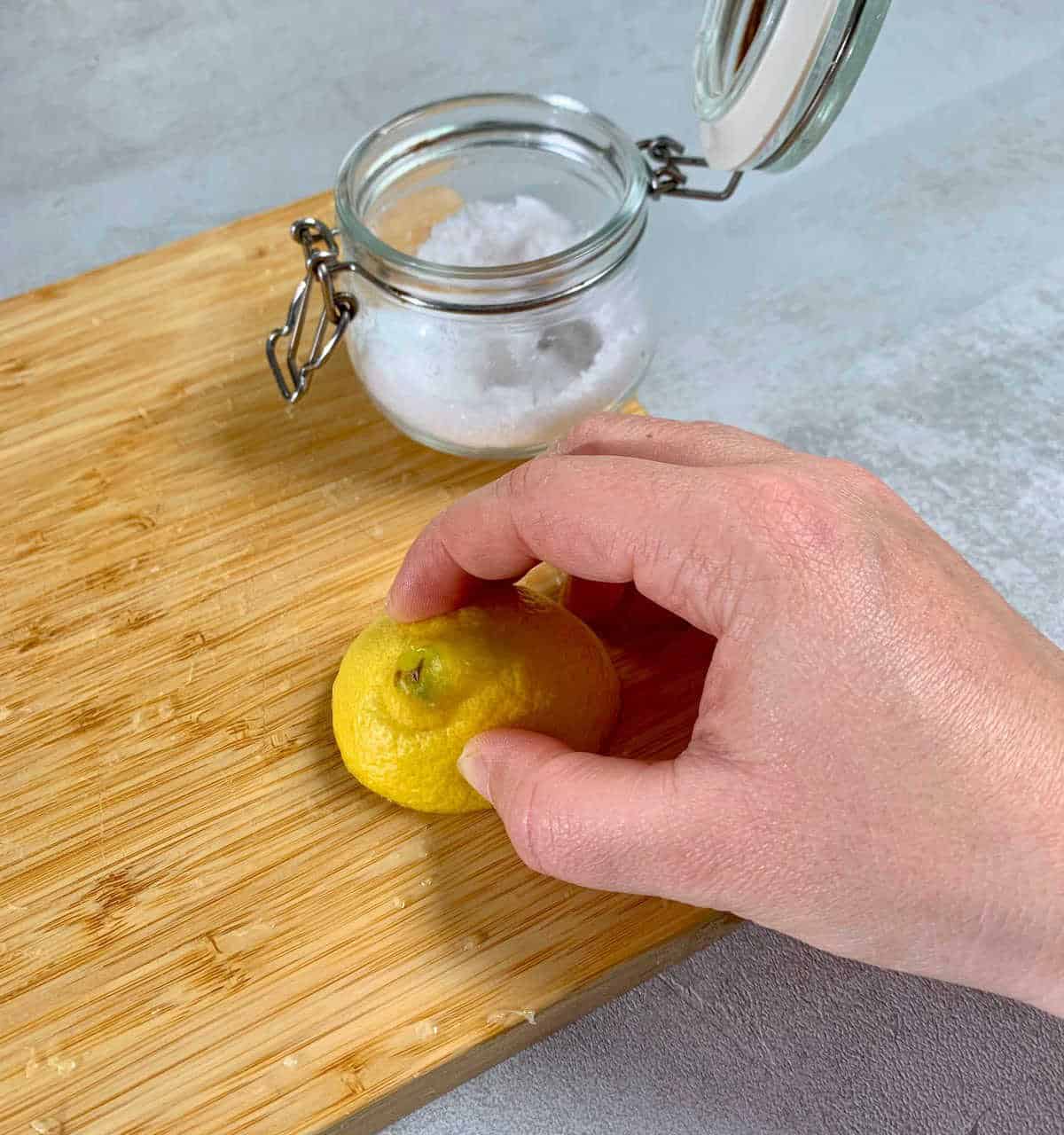 Use Lemons to Clean Cutting Boards