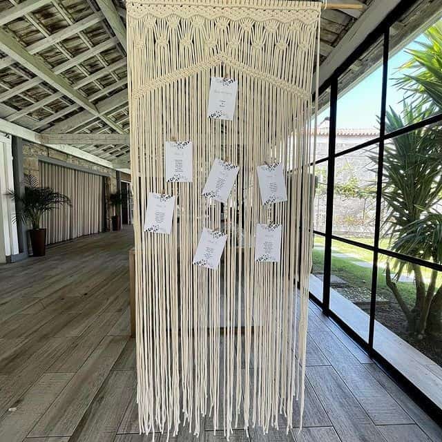 Macrame Seating Chart