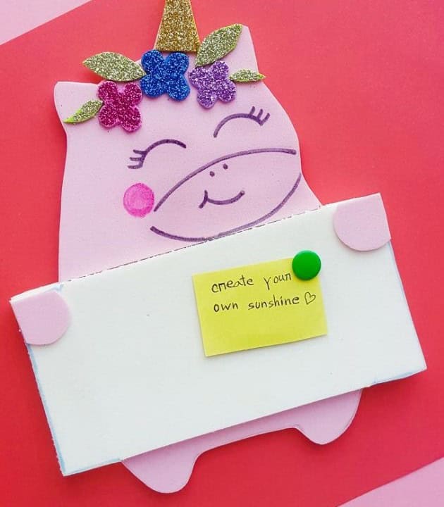 Foam Unicorn Pinboard