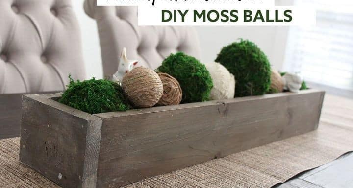 Pottery-Barn Inspired Moss Balls