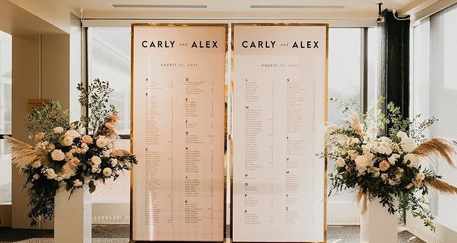 Custom Printed Large Table List