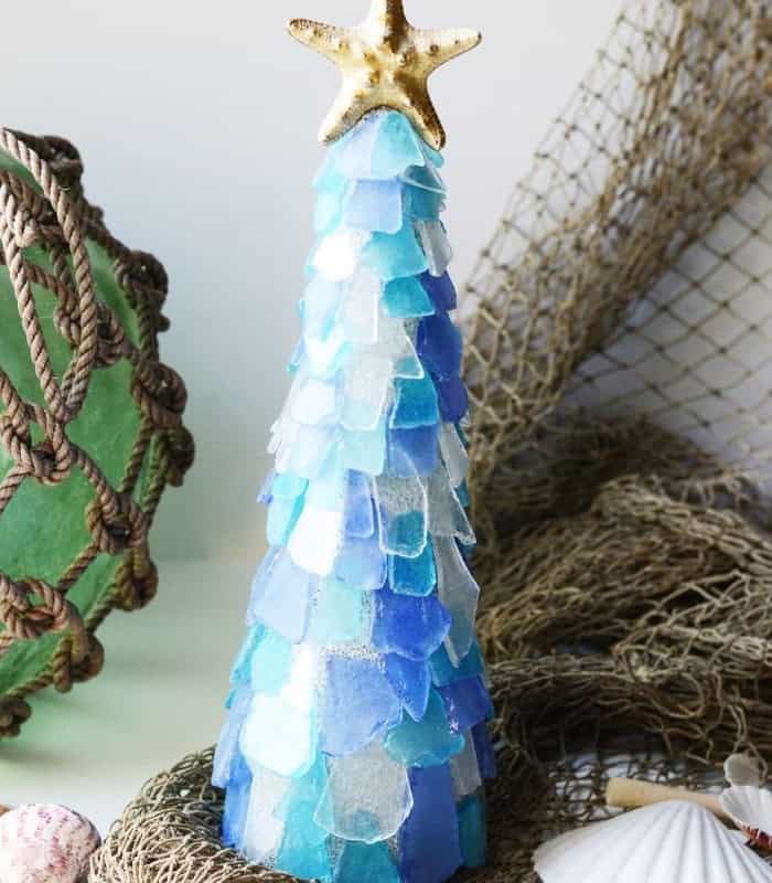 Sea Glass Christmas Tree