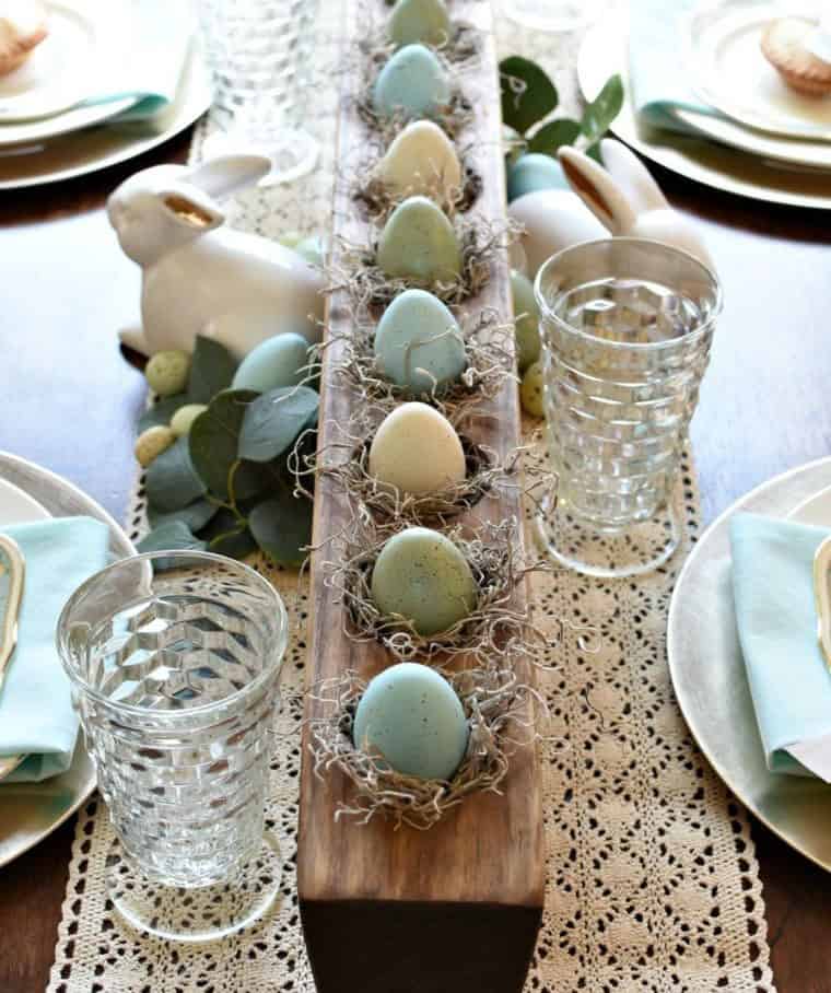 Soft & Lovely Easter Table Landscape