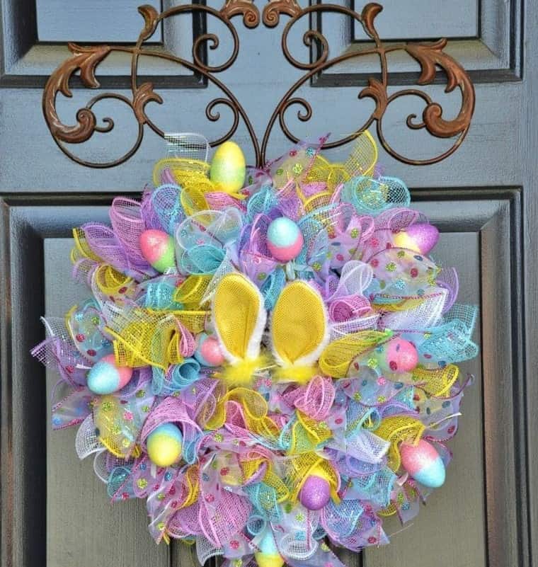 Easy Easter Explosion Wreath