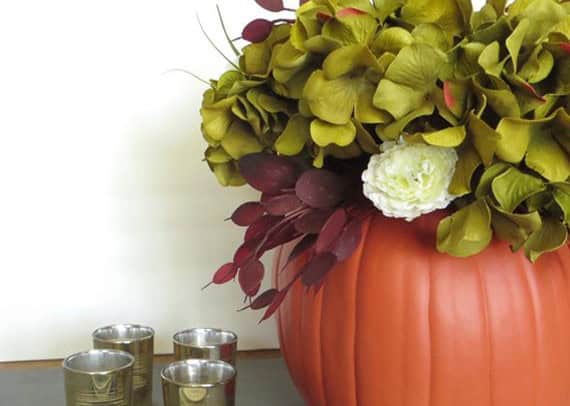 Pumpkin Vase Centerpiece