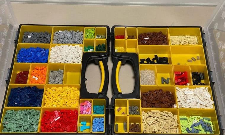 Toolbox Organizer for Mini Lego Pieces