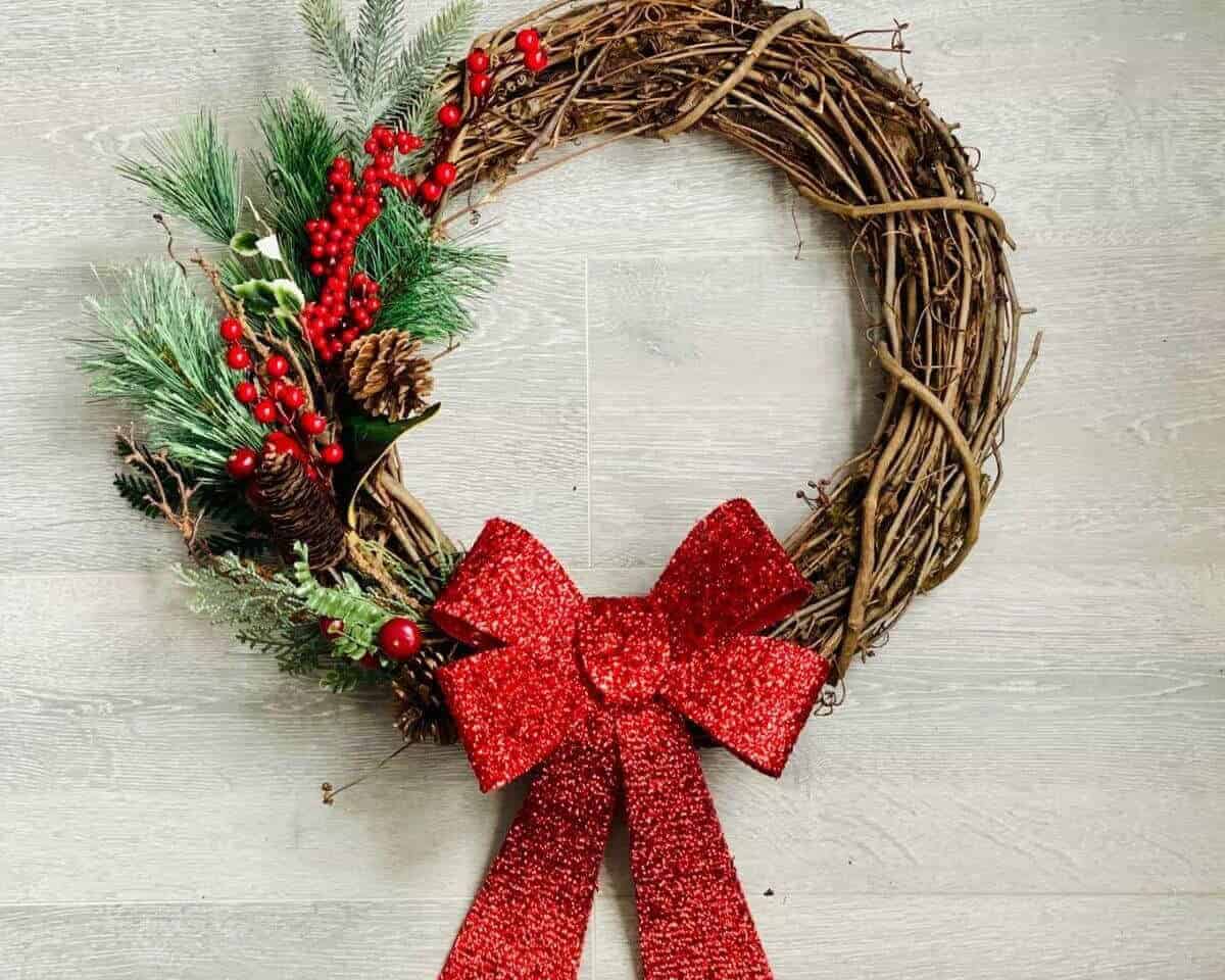 Grapevine Christmas Wreath