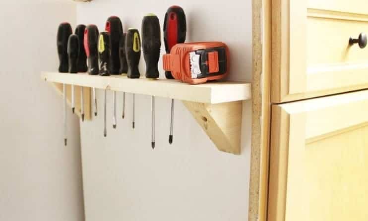 DIY Screwdriver Rack