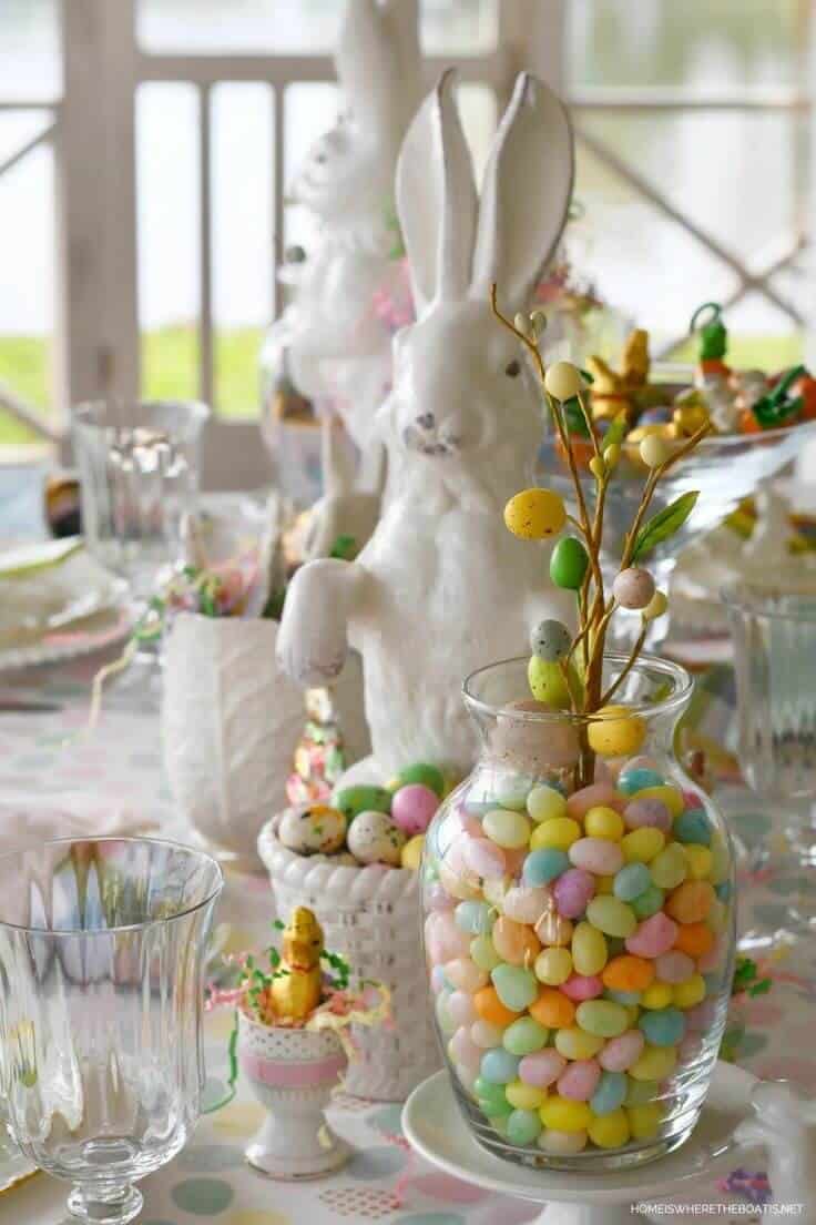 JELLY BEANS, EGGS, AND BUNNIES