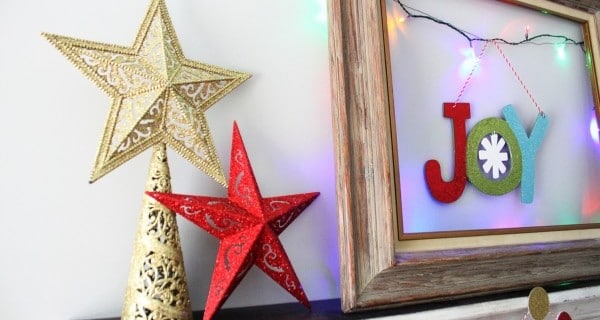 Easy DIY Glitter Star Pedestal