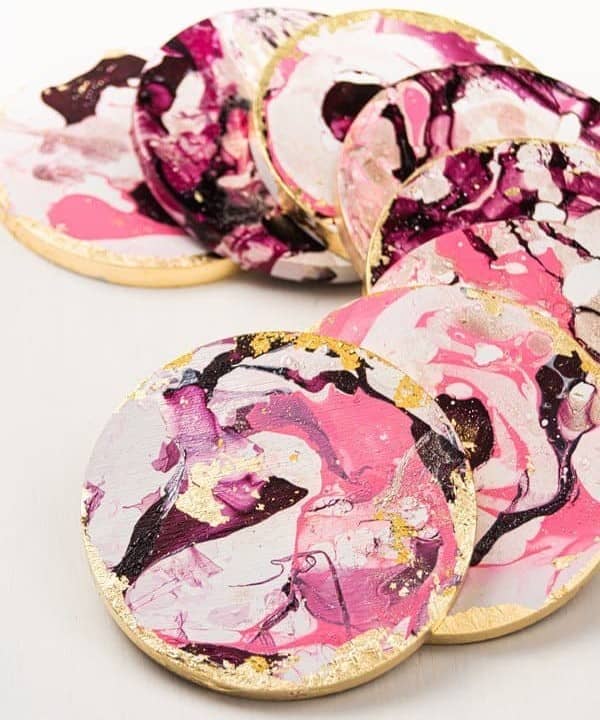 Marbled DIY Coasters