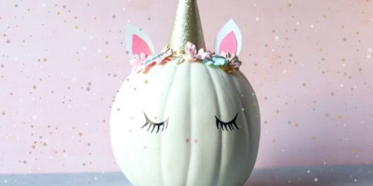 Adorable DIY Unicorn Pumpkin