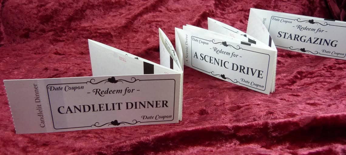 Custom Date Night Coupons