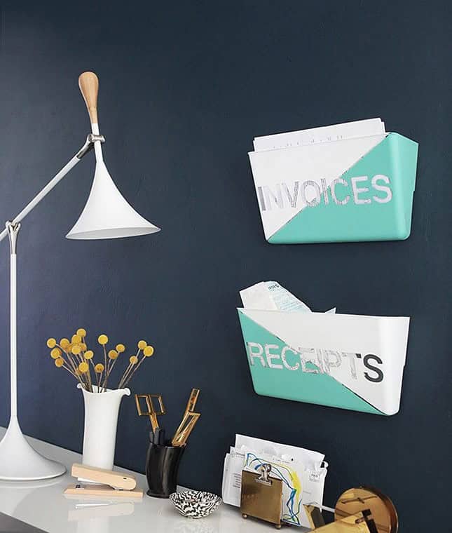 Decorative Wall-Mounted Document Pockets