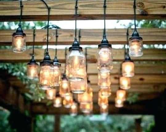 Mason Jar Festoon Lights