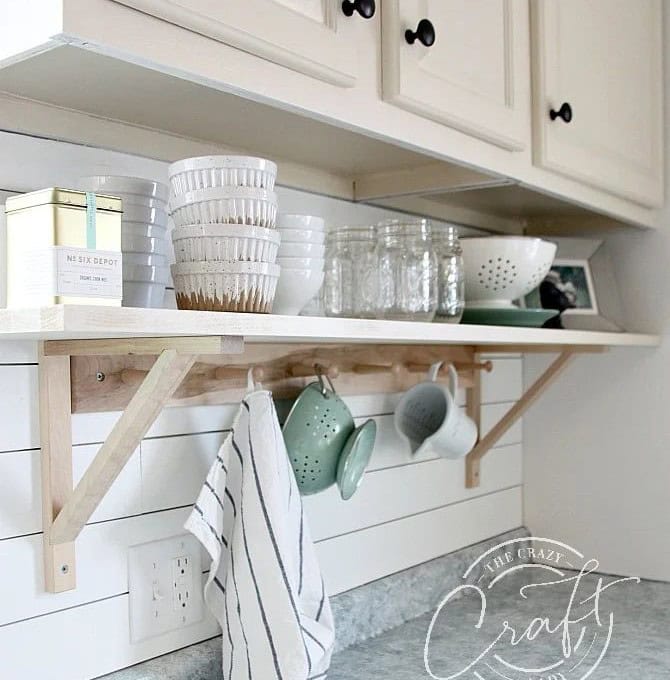 Open Kitchen Shelves