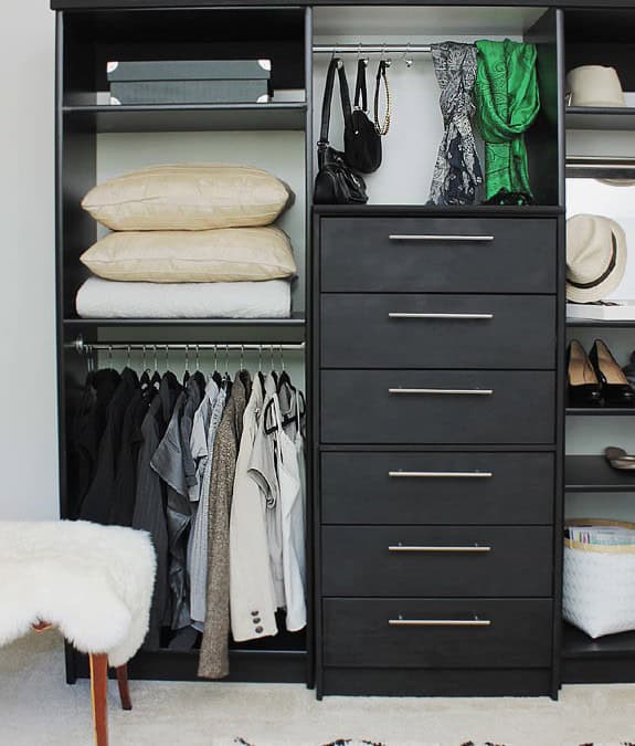 Make a Full-Sized Wardrobe with IKEA Rast Dressers