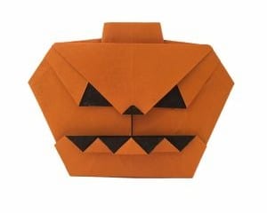 Origami Jack-O-Lantern