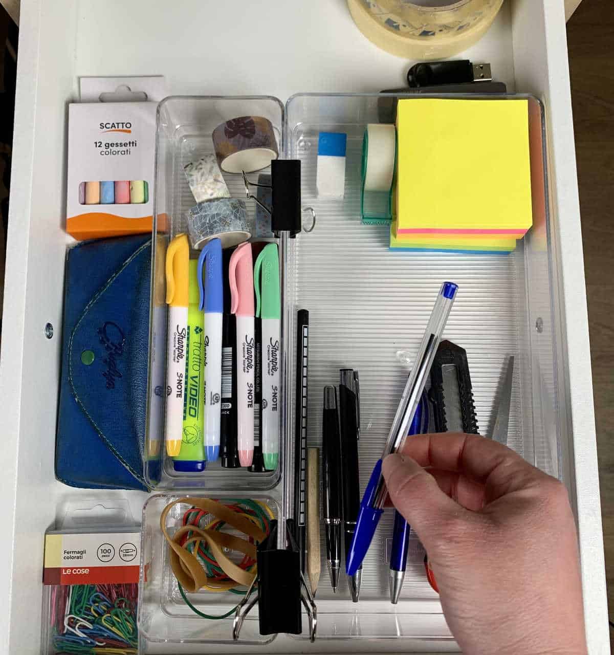 Keep Your Stationary Drawer Tidy