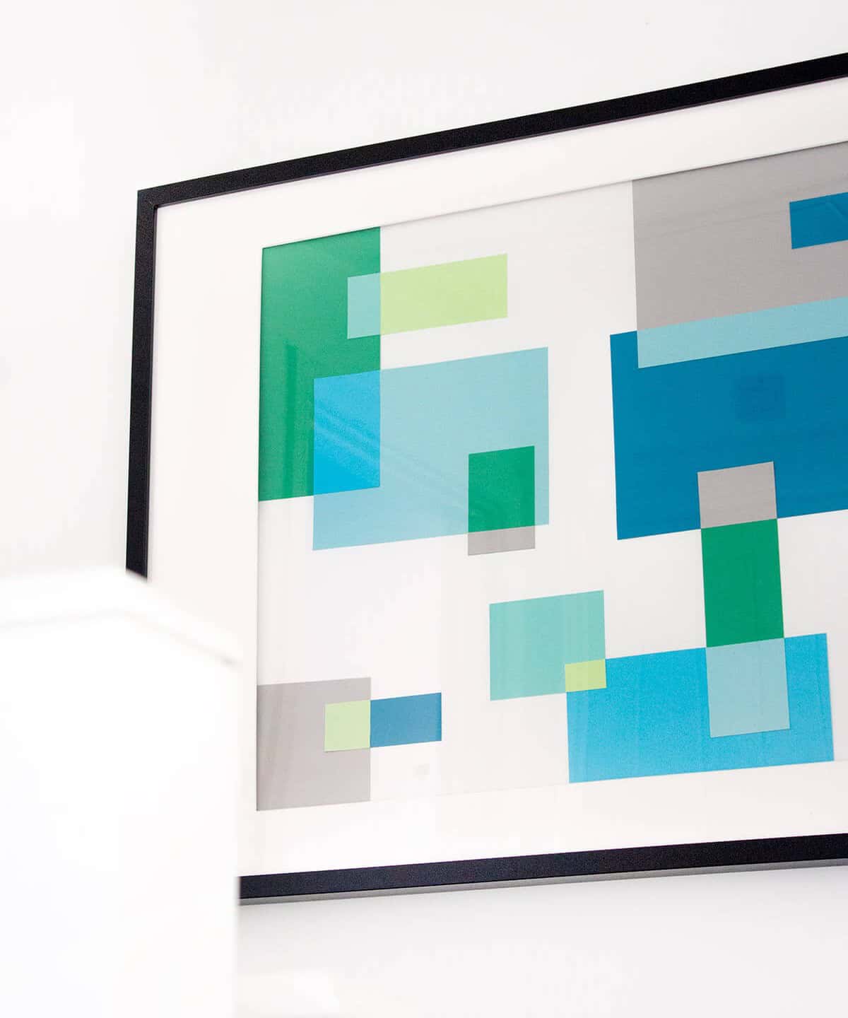 Mondrian-Inspired DIY Abstract Wall Art