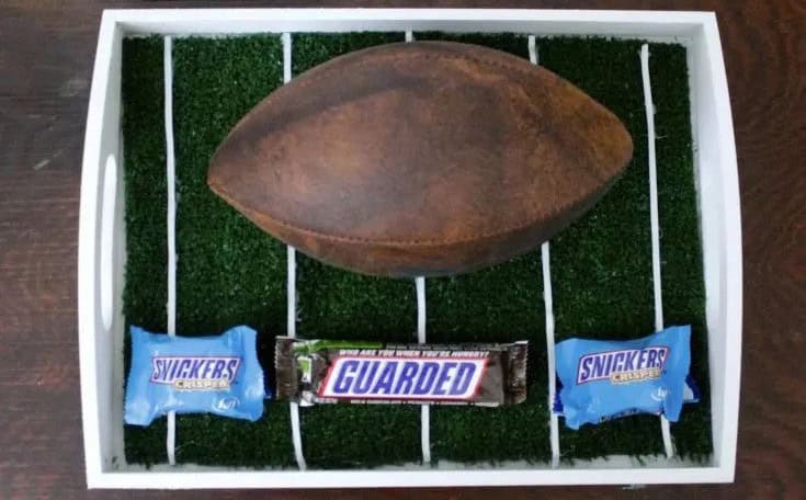 DIY Football Field Serving Tray