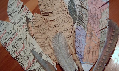 Paper Ephemera Feathers