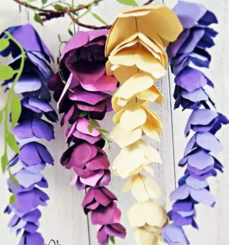 Stunning Hanging Wisteria