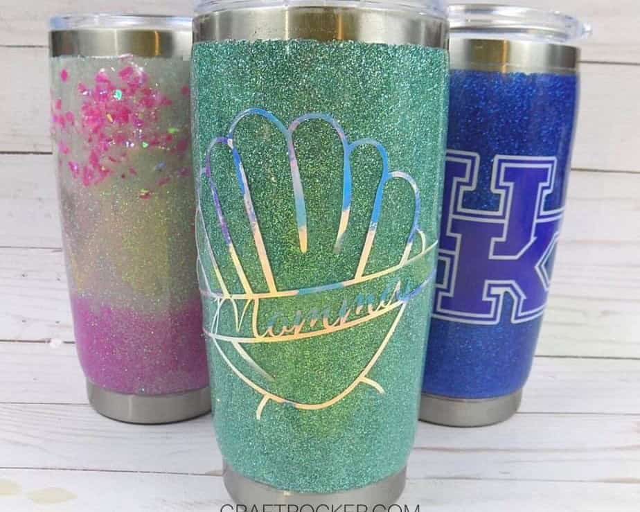 Custom Glitter Tumblers