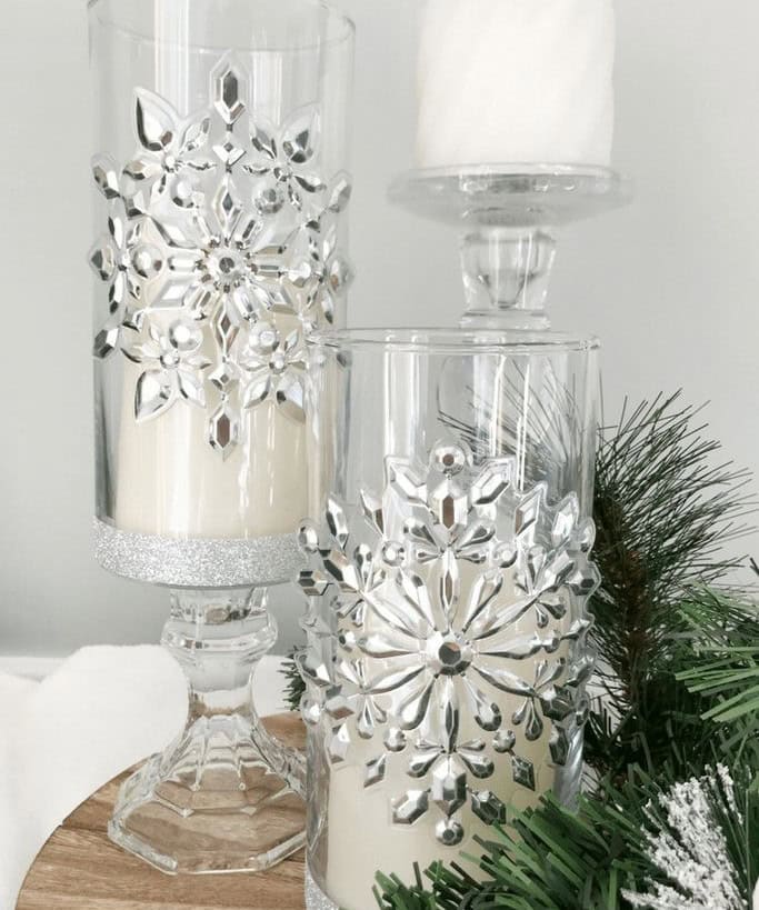 Elegant Silver Candle Holders