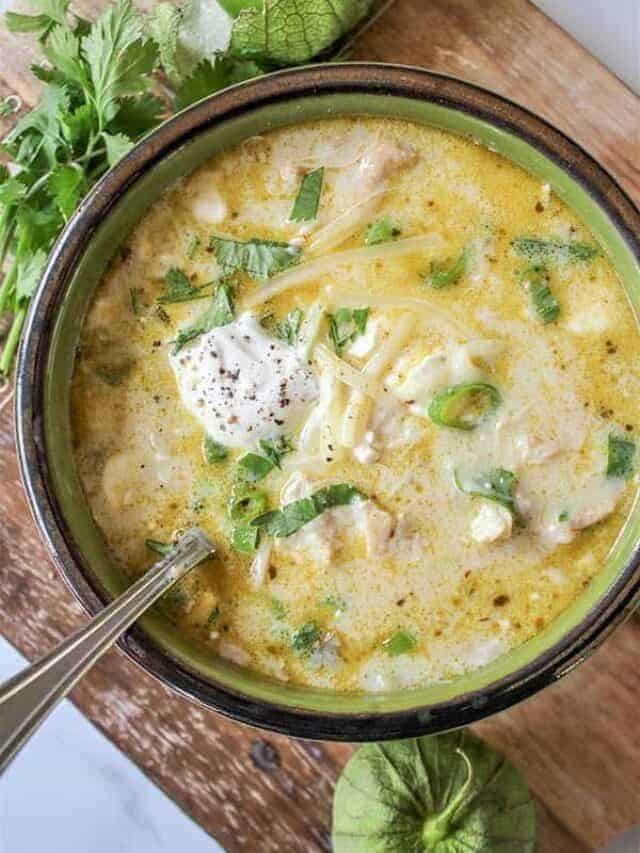 GREEN ENCHILADAS CHICKEN SOUP