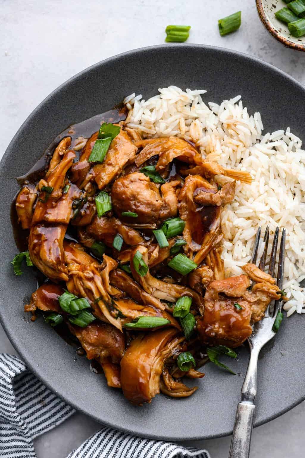 CROCKPOT BOURBON CHICKEN