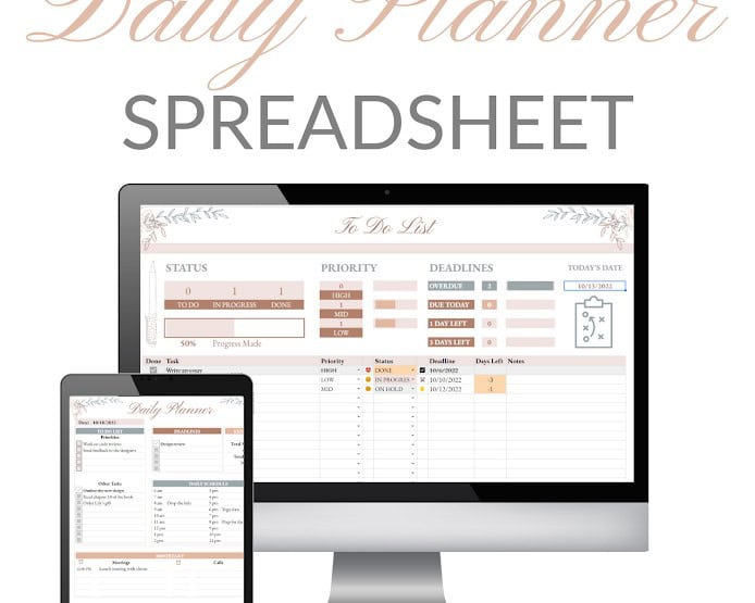 Plan your day with a digital planner