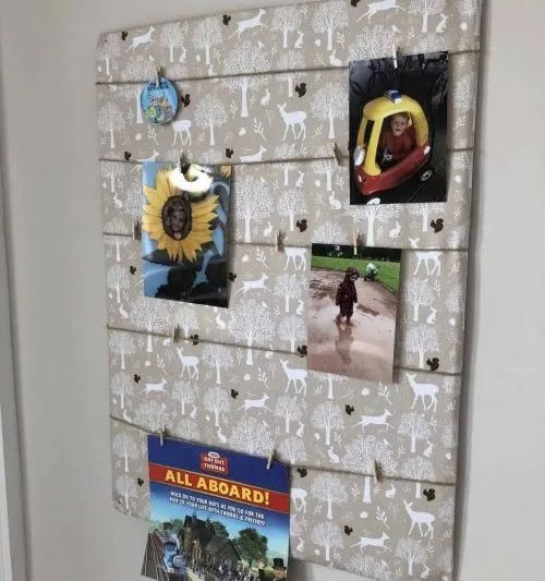 DIY Photo Display Board