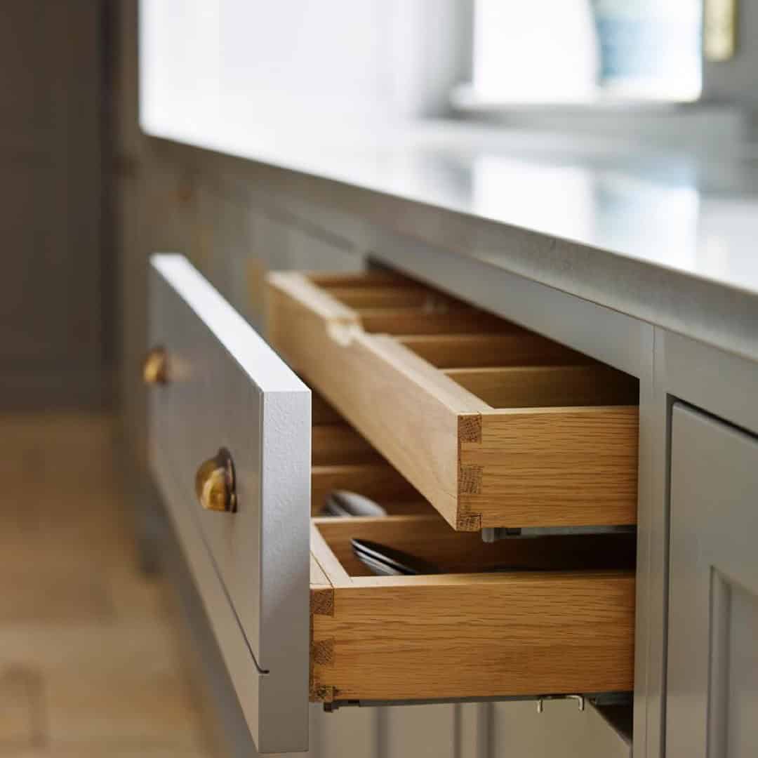 Double-Layered Hidden Kitchen Drawers