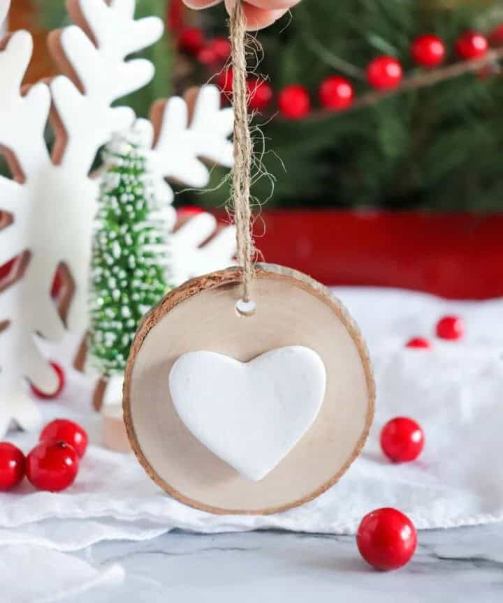 Wood & Clay Scandinavian Ornament