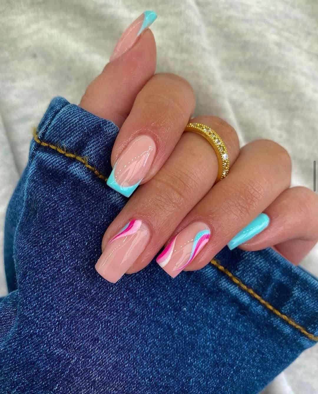 BARBIE SPRING NAILS