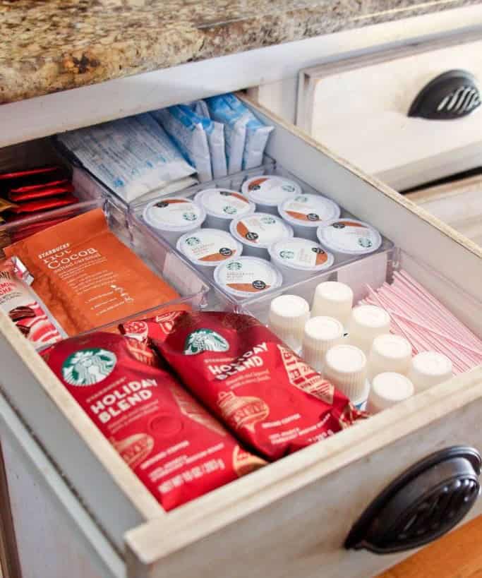 Organize Your Coffee Station Drawer