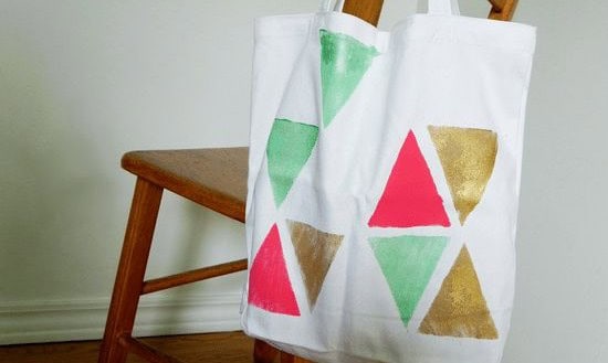 Block Print Tote Bag