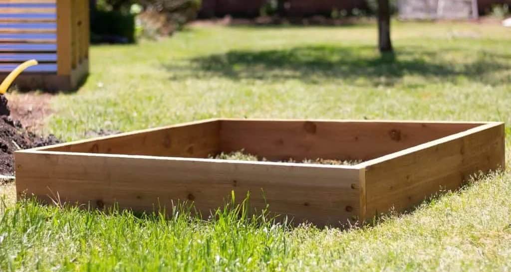 DIY Cedar Raised Garden Bed