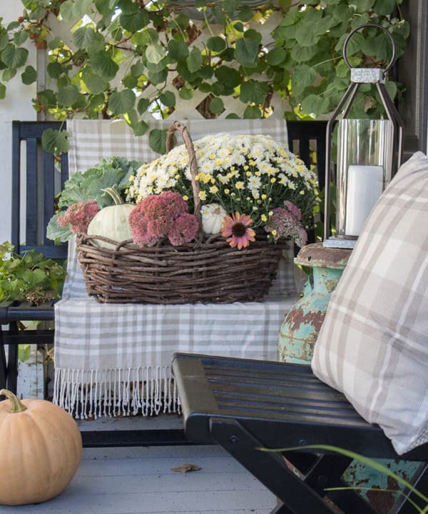 Fall Basket Display