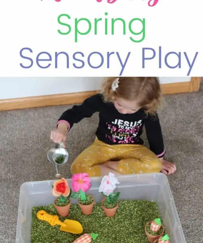 Flower Garden Sensory Bin