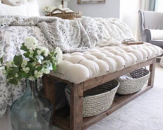 End of Bed Storage Bench