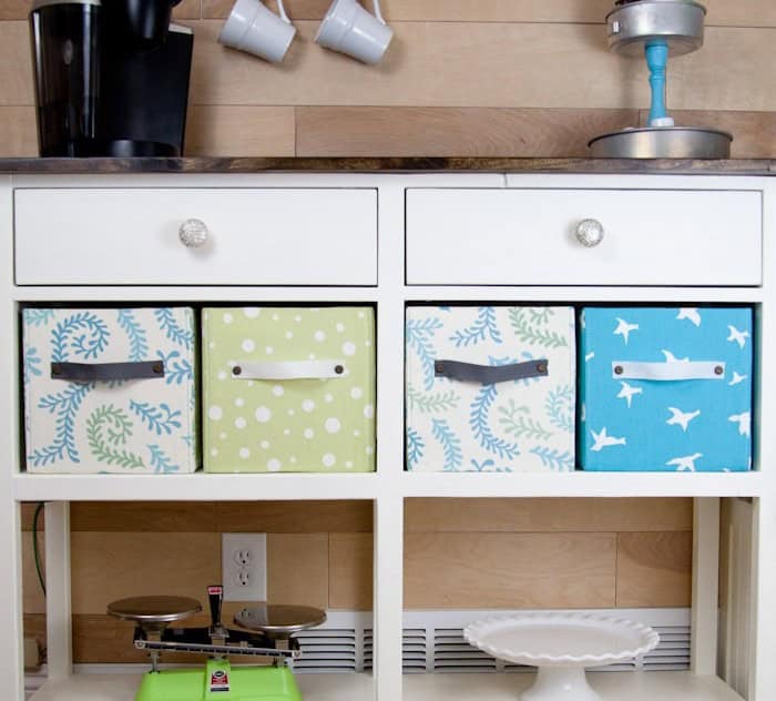 DIY Fabric Storage Boxes